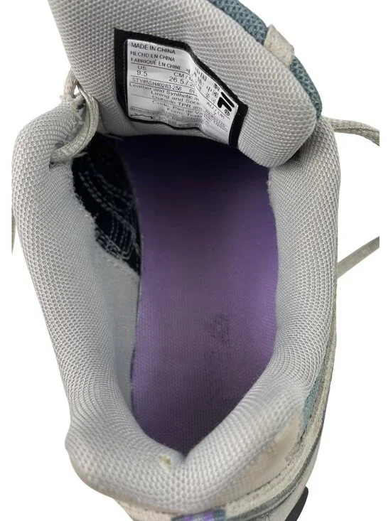 Fila Women’s Size 9.5 Gray Purple Day Hiker Running Athletic Shoes 5SH40283-258 - Picture 10 of 11